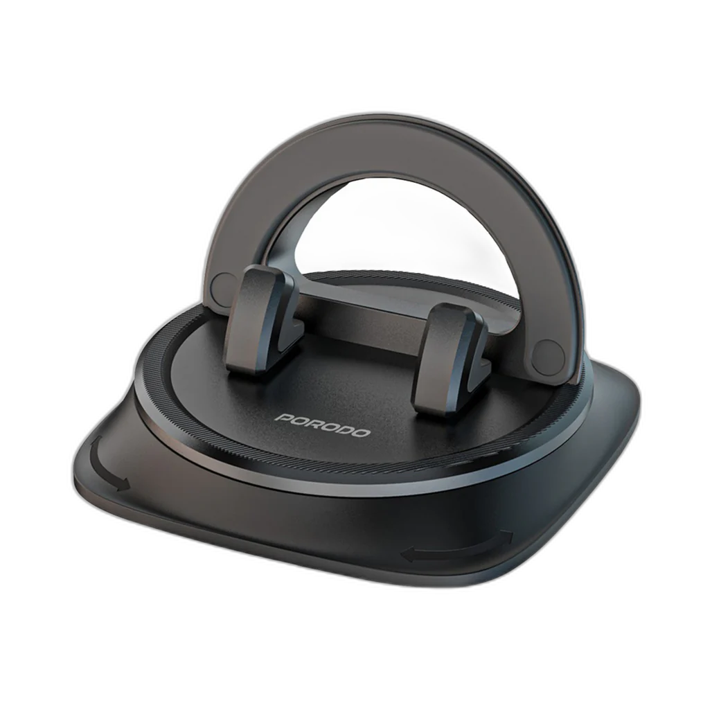 Porodo Rotatable Mobile Phone and Tablet Bracket 360° Rotation