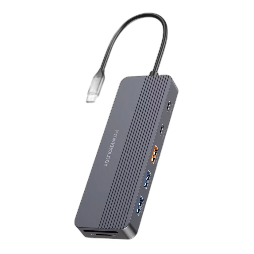 Powerology 12-in-1 USB-C Multi-Port Hub