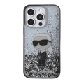 Karl Lagerfeld Liquid Glitter Hard Case for iPhone 16 Pro