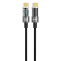 Porodo Braided Transparent USB-C TO USB-C Cable