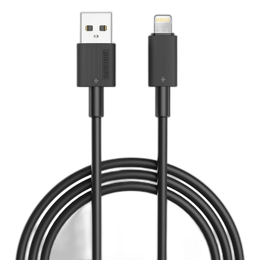 Porodo USB-A to Lightning Durable 3M Fast Charging Cable