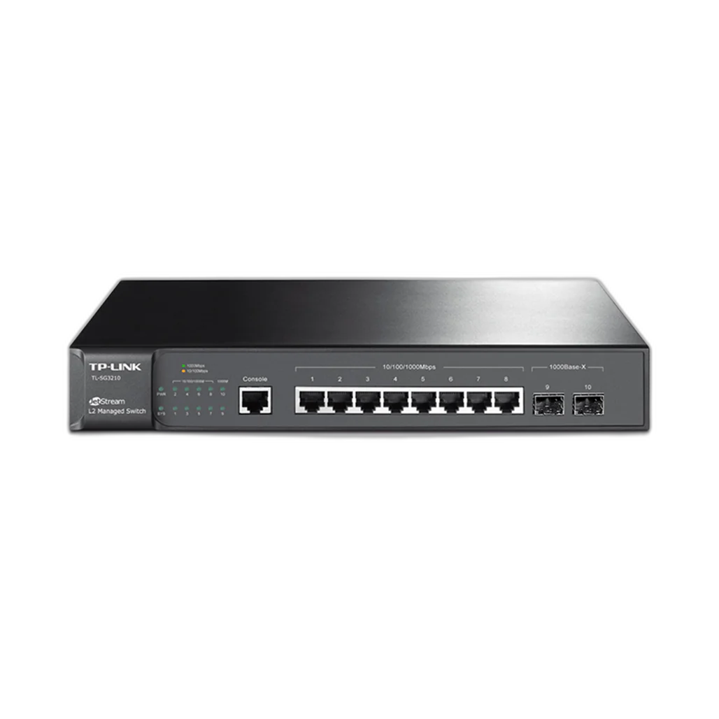 TP-Link TL-SG3210 JetStream 8-Port Gigabit L2 Managed Switch