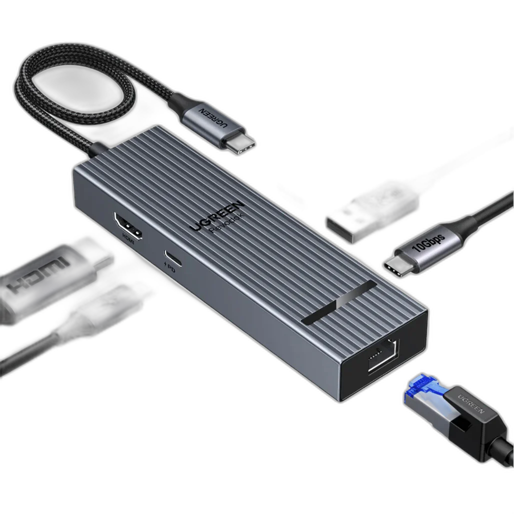 UGREEN Revodok 6-in-1 USB-C Hub with 4K@60Hz HDMI