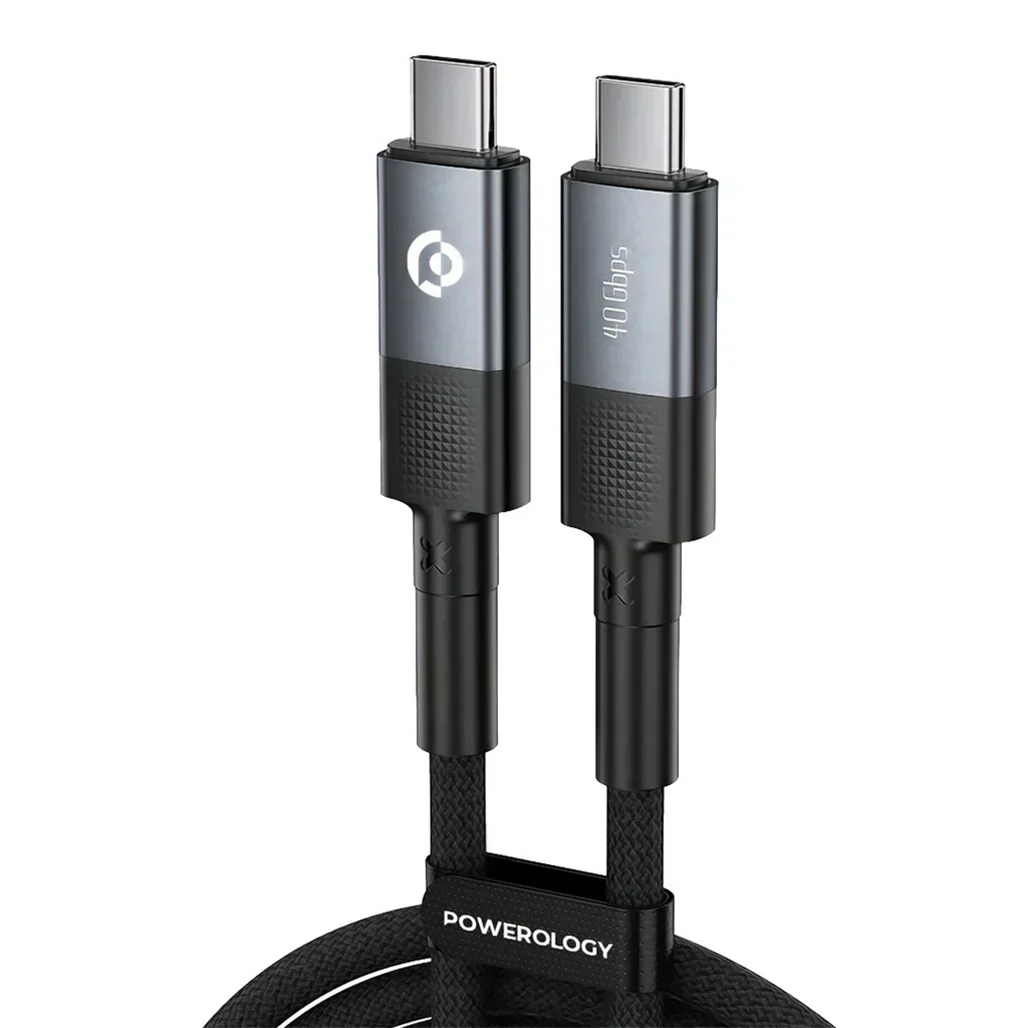 Powerology 240W Type-C to C Fast Charging Cable 2M – Grey