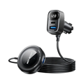 Green Lion 5-In-1 Multiport Car Charger Kit - Black