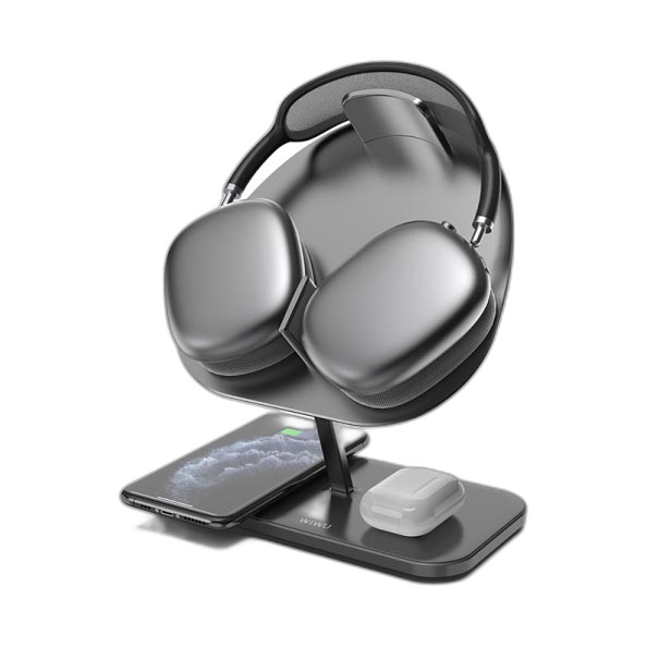 WIWU M15 Hubble Stand Wireless Charger Gray