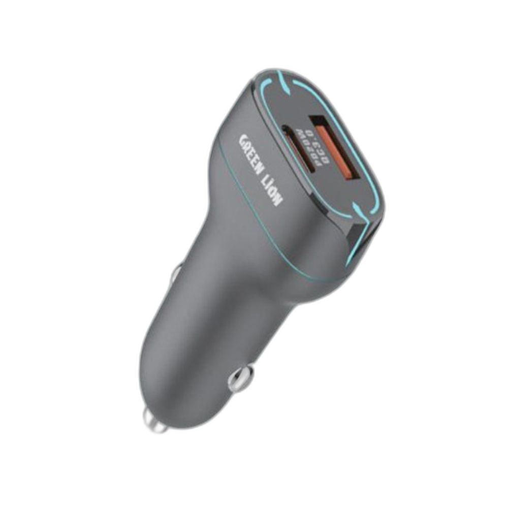 Green Lion Car Charger PD+QC 38W + Cable 1M