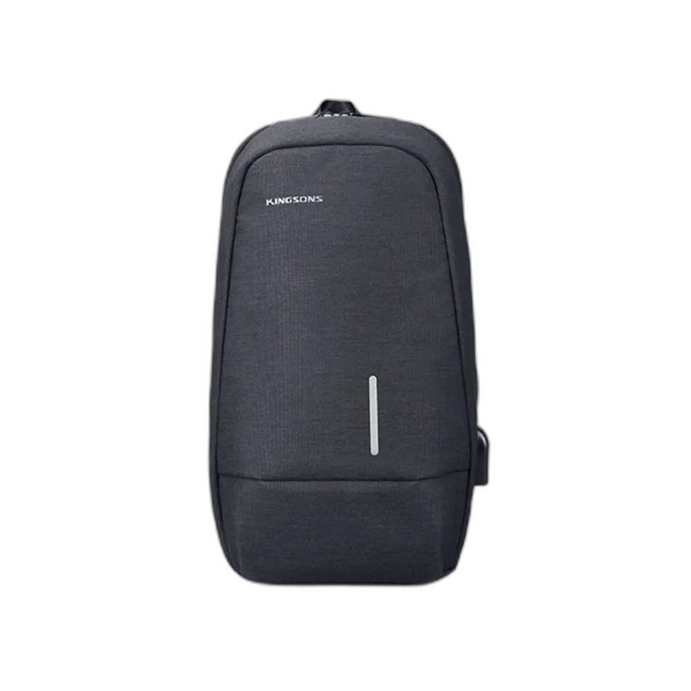 Kingsons Multifunctional Chest Bag Dark Gray | KS3173W