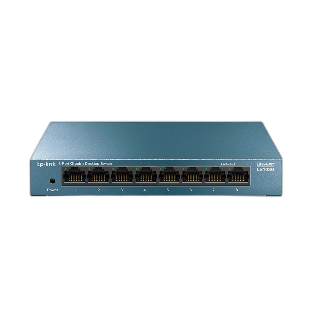 TP-Link LS108G - 8-Port 10/100/1000Mbps Desktop Network Switch