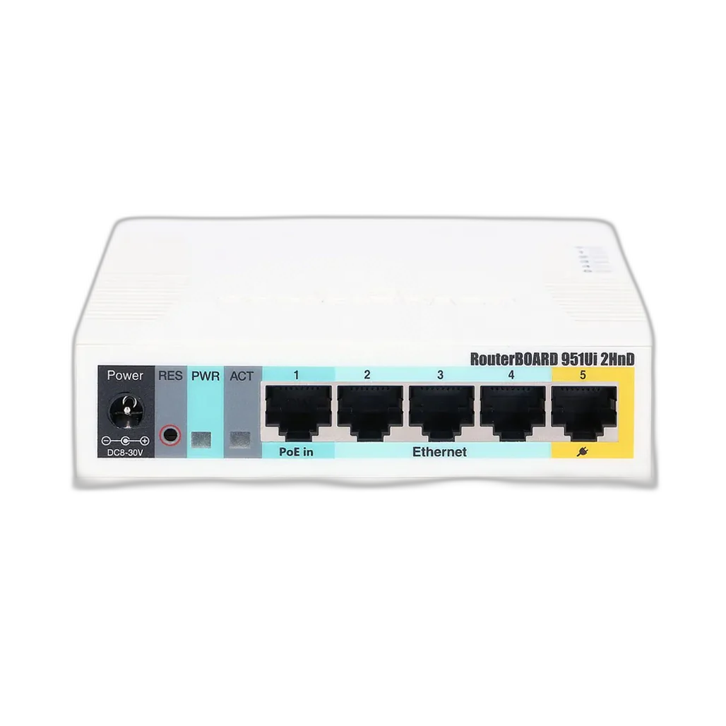 MikroTik RB951Ui-2HnD - 2.4GHz Wireless Access Point