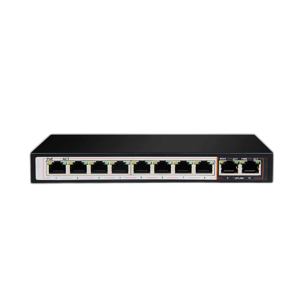 D-Link 10-Port Gigabit PoE Switch - DGS-F1010P-E/E