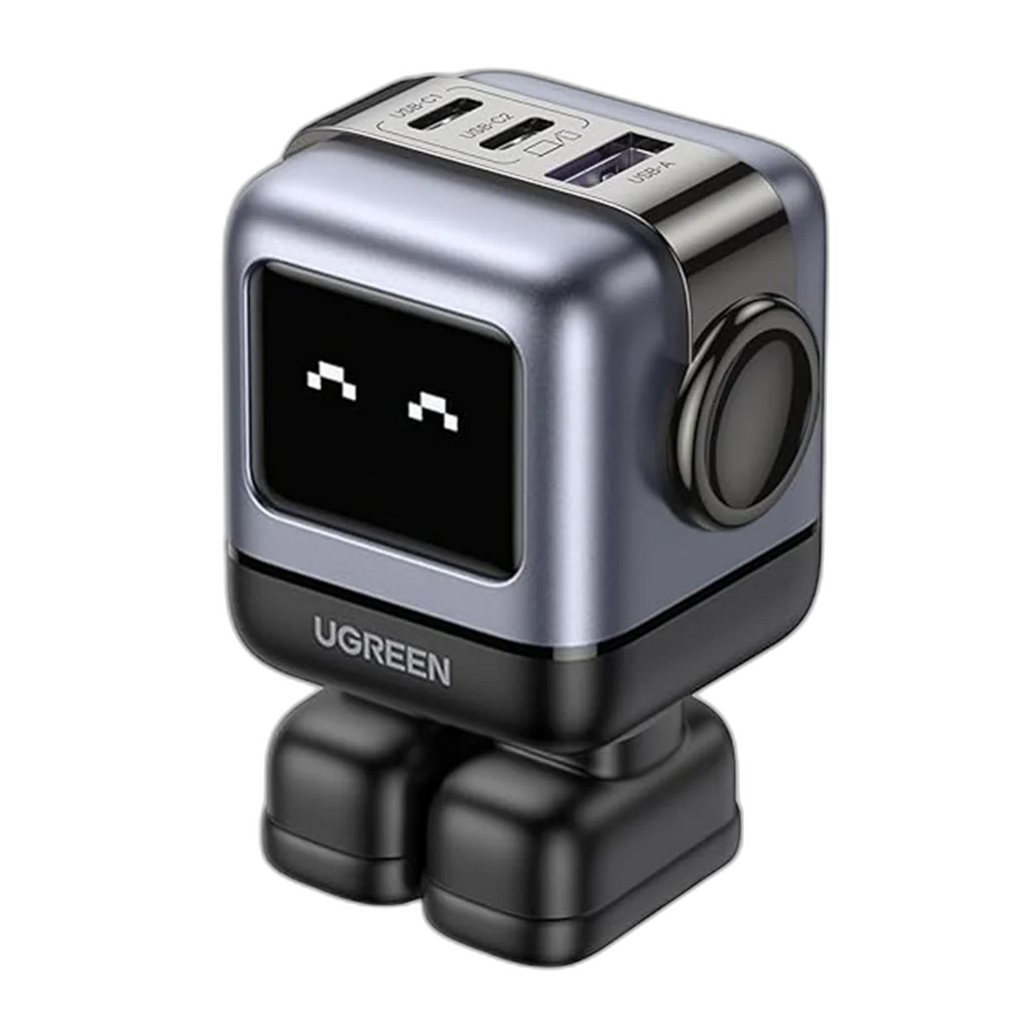 UGREEN Uno 65W GaN USB-C Charger Robot Design 3-Port