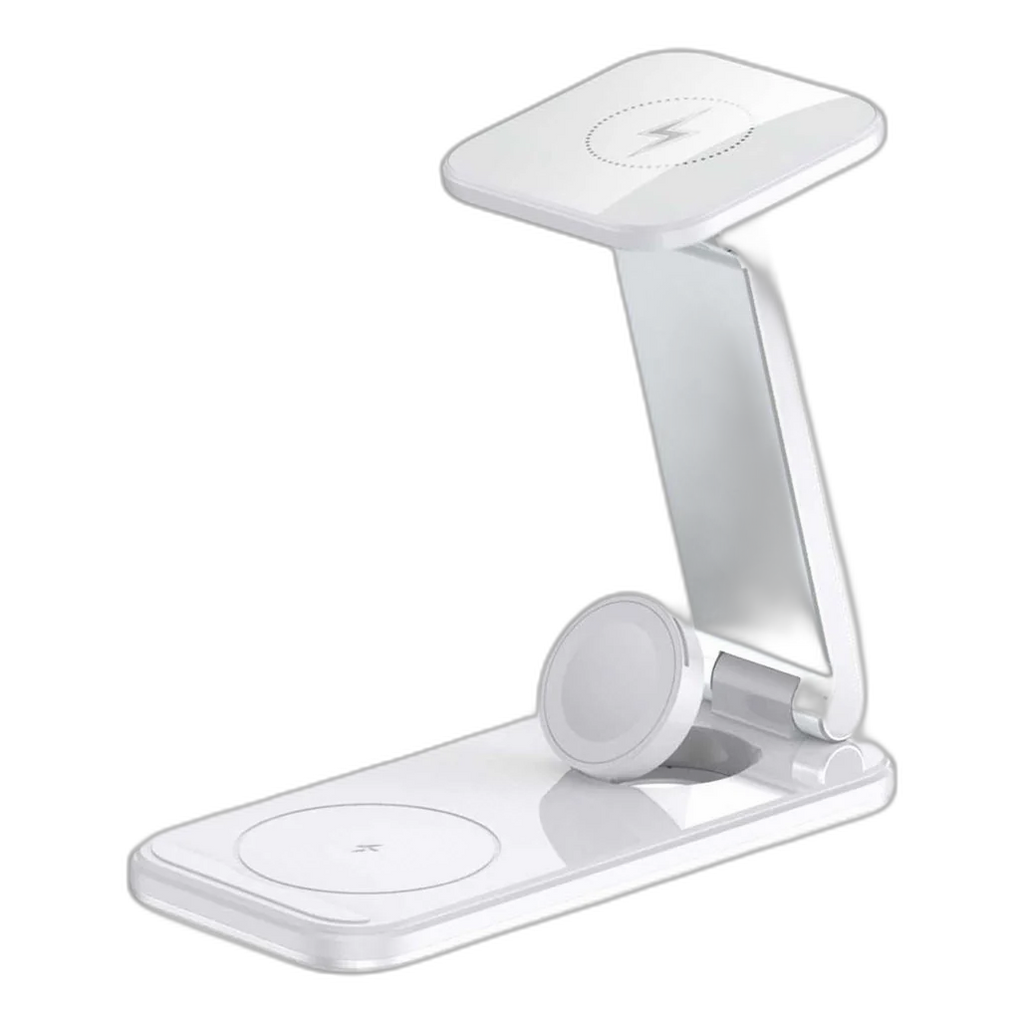 Green Lion GN3IN1MGWCWH 3 In 1 Magsafe Wireless Charger