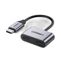 UGreen 2-In-1 USB-C To Headphone & Charger Adapter | 60165