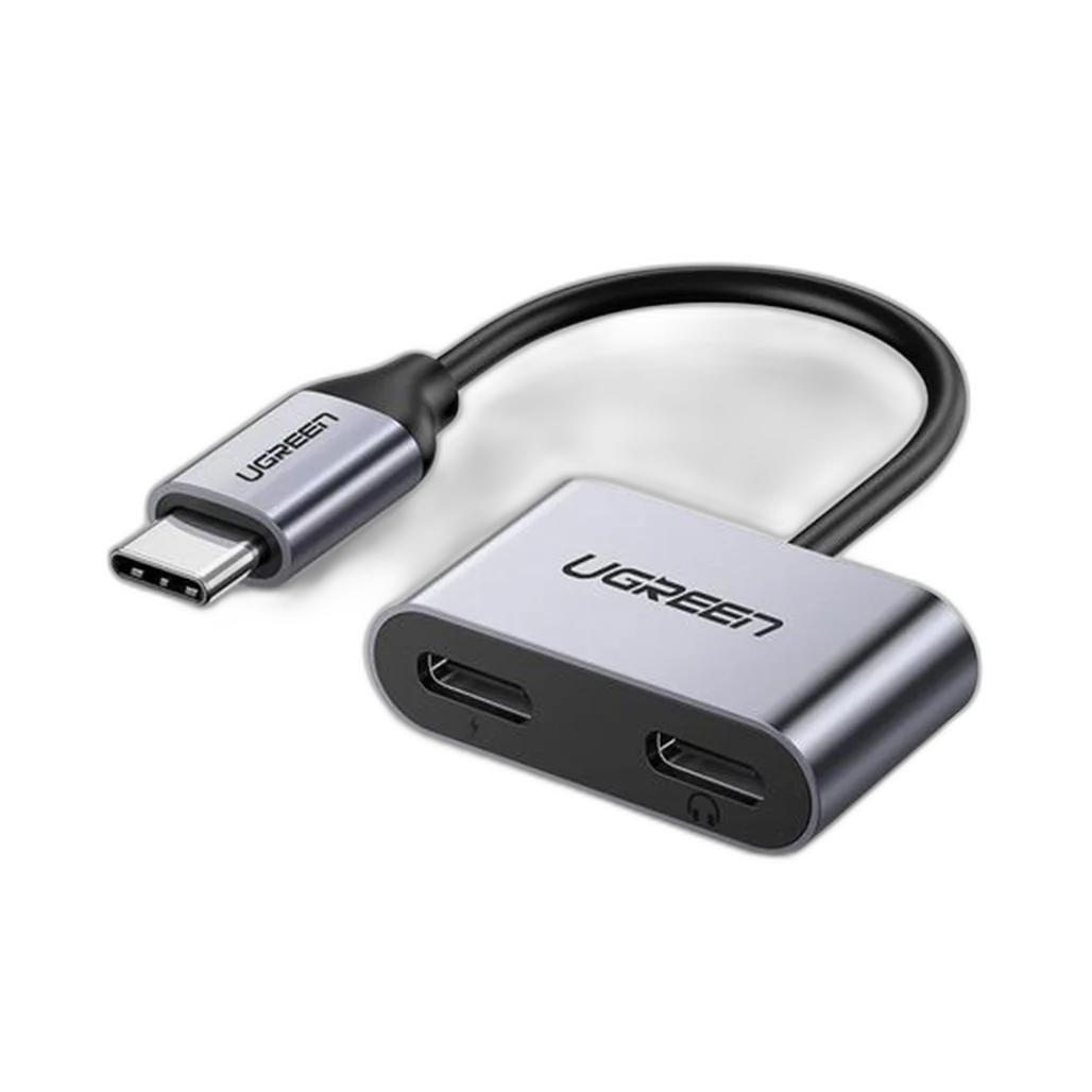 UGreen 2-In-1 USB-C To Headphone & Charger Adapter | 60165