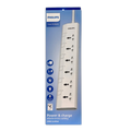 Philips 6 Way Universal Power Extension Cord with Individual Control