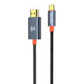 Porodo Woven Cable Type-C to HDMI - Black