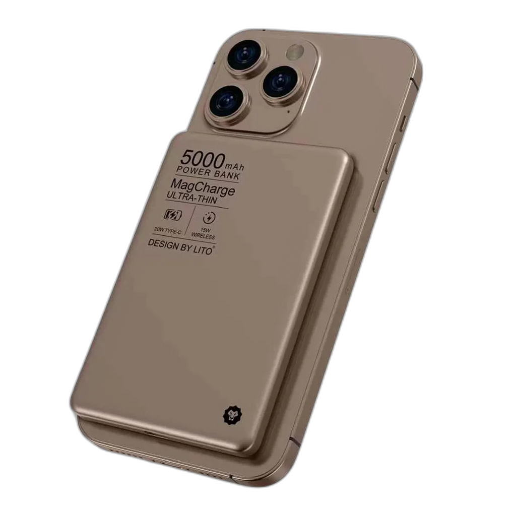 Lito LP01 5000mAh Wireless Magnetic Power Bank