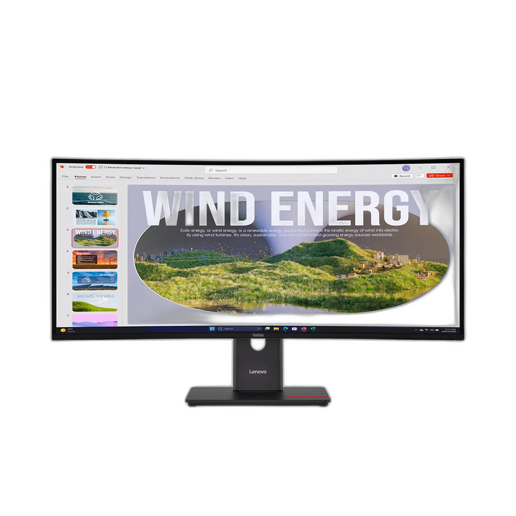 Lenovo ThinkVision T34WD-40 34" Curved WQHD Ultrawide Monitor