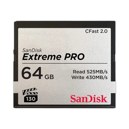 SanDisk-CFast-2.0 - 64GB Extreme PRO Memory Card