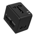 Porodo Blue Dual USB-A Universal Travel Adapter