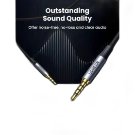 Ugreen 3.5MM MALE TO 3.5MM MALE AUDIO MIC CABLE AV183 - 10648