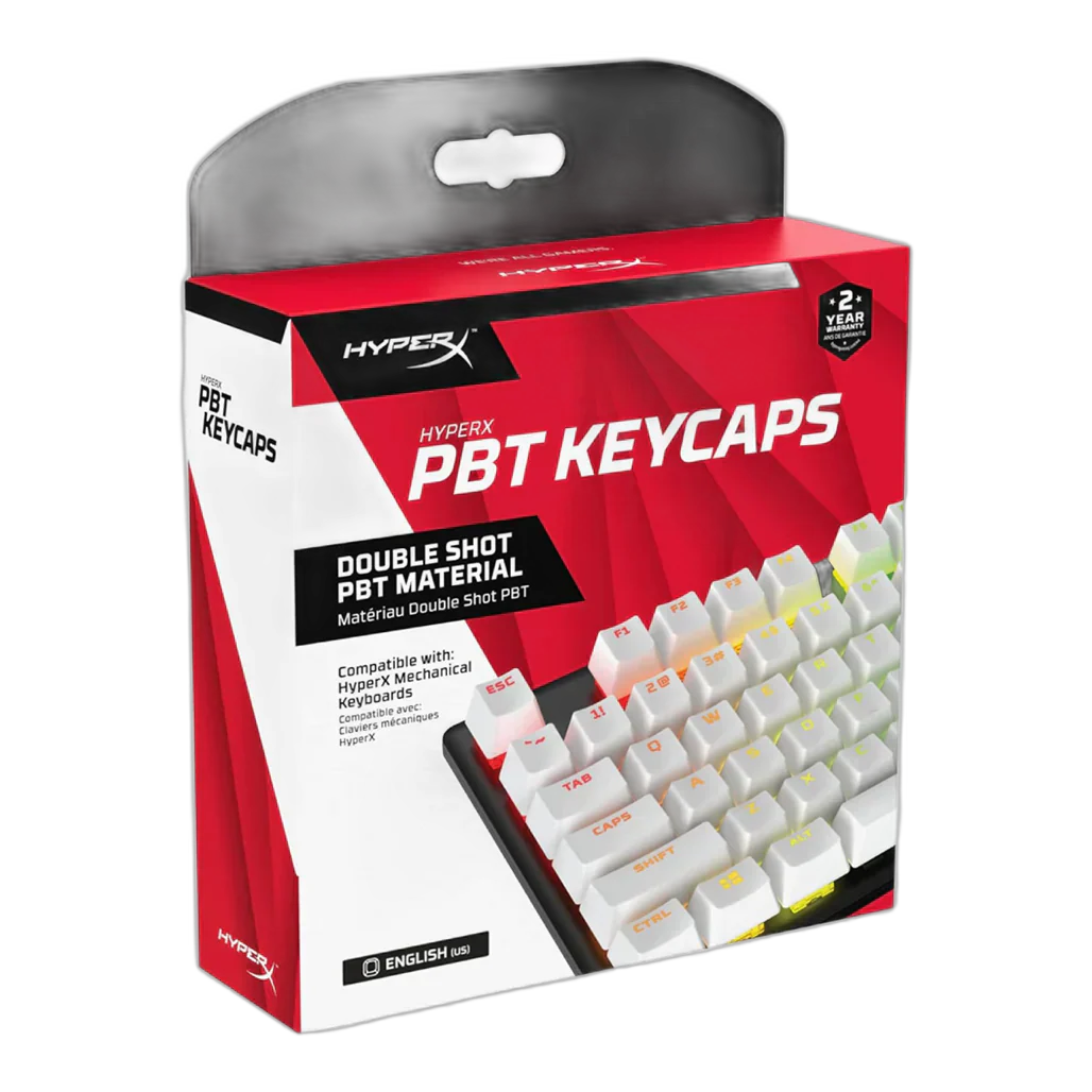 HyperX Full key Set White Keycaps PBT