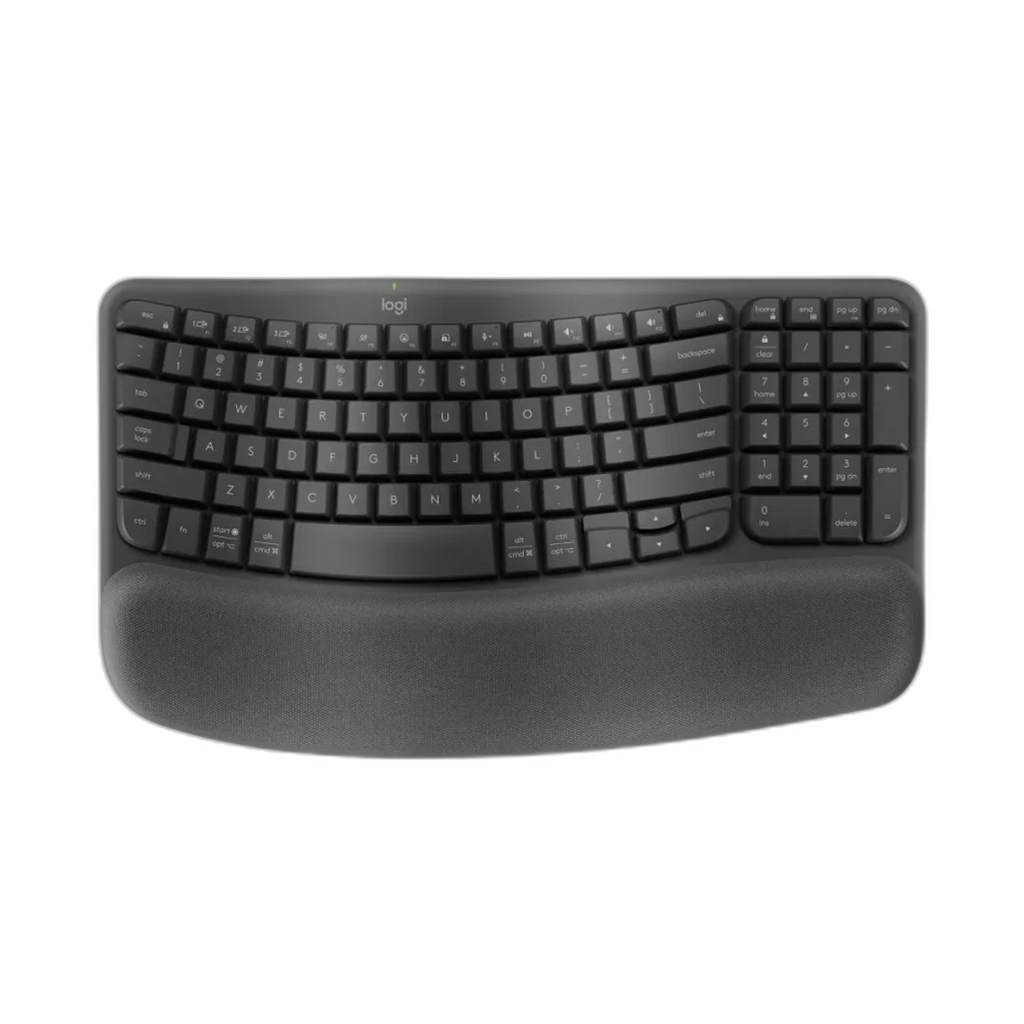 Logitech Wave Keys Ergo Series Wireless Ergonomic Keyboard