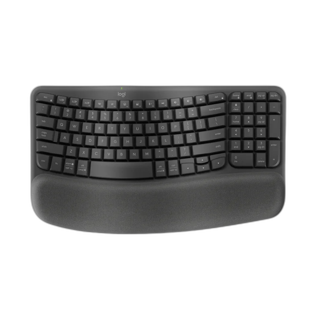 Logitech Wave Keys Ergo Series Wireless Ergonomic Keyboard