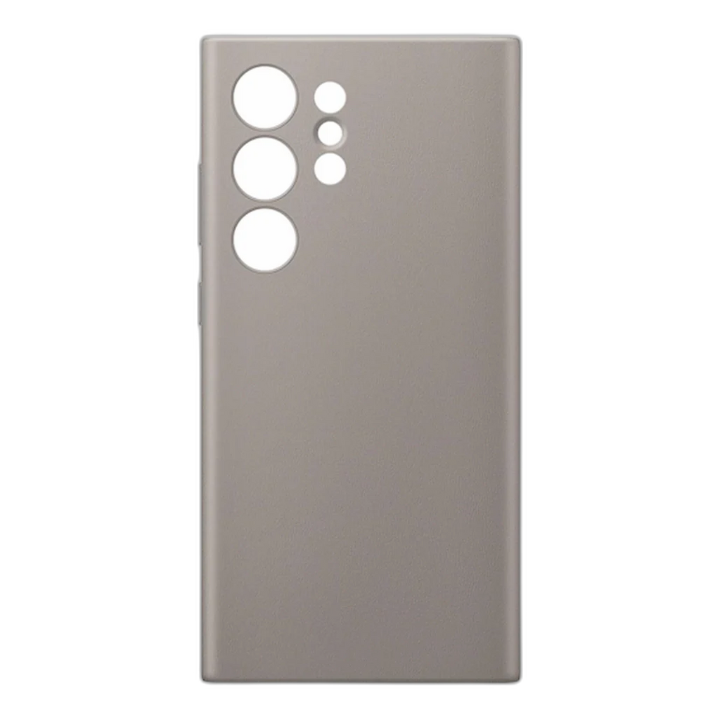 Samsung Vegan Leather case for Galaxy S24 Ultra, Taupe | GP-FPS928HCAAW