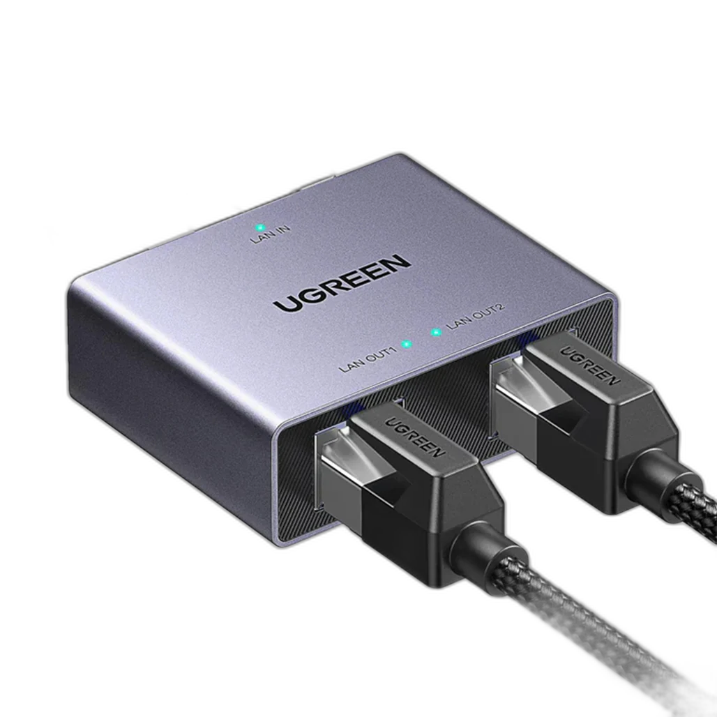UGREEN 1 to 2 Gigabit Ethernet Splitter