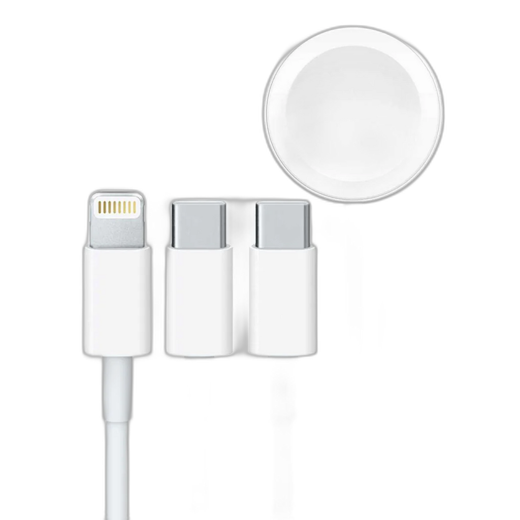Porodo PB-AWLCC-WH USB-C to Lightning Type-C Watch Charger