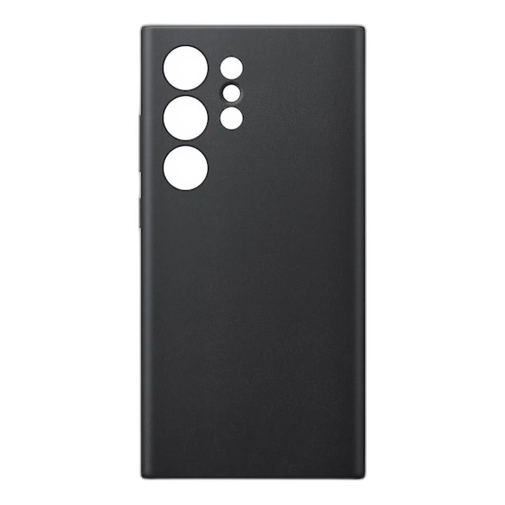 Samsung Galaxy S24 Ultra Vegan Leather Case - Black
