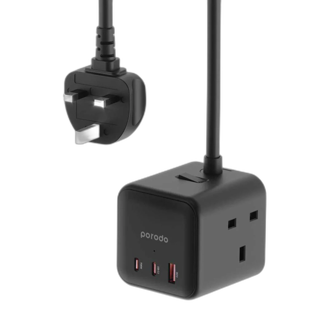 Porodo Multi-Port GaN Power Cube Charger