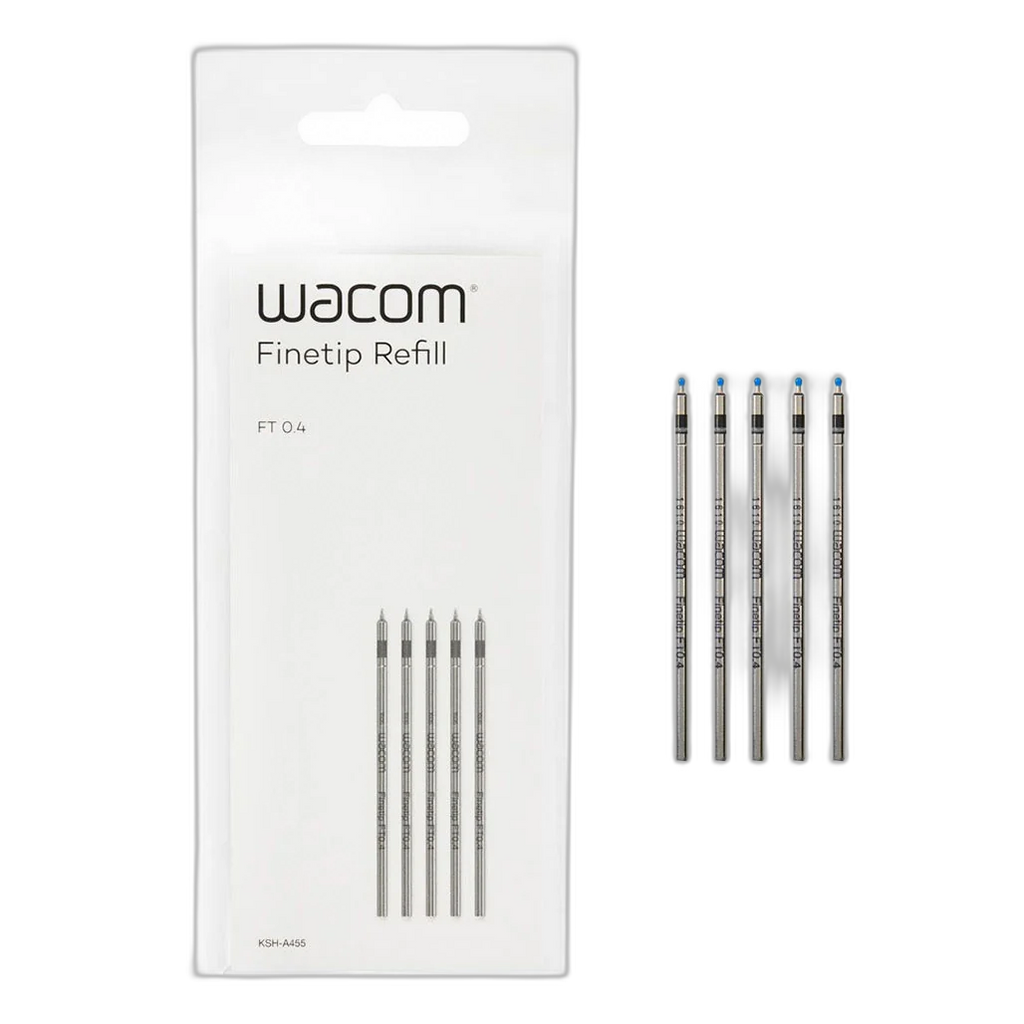 Wacom ACK22208 Finetip 0.4 mm Pen Refills (5-Pack)