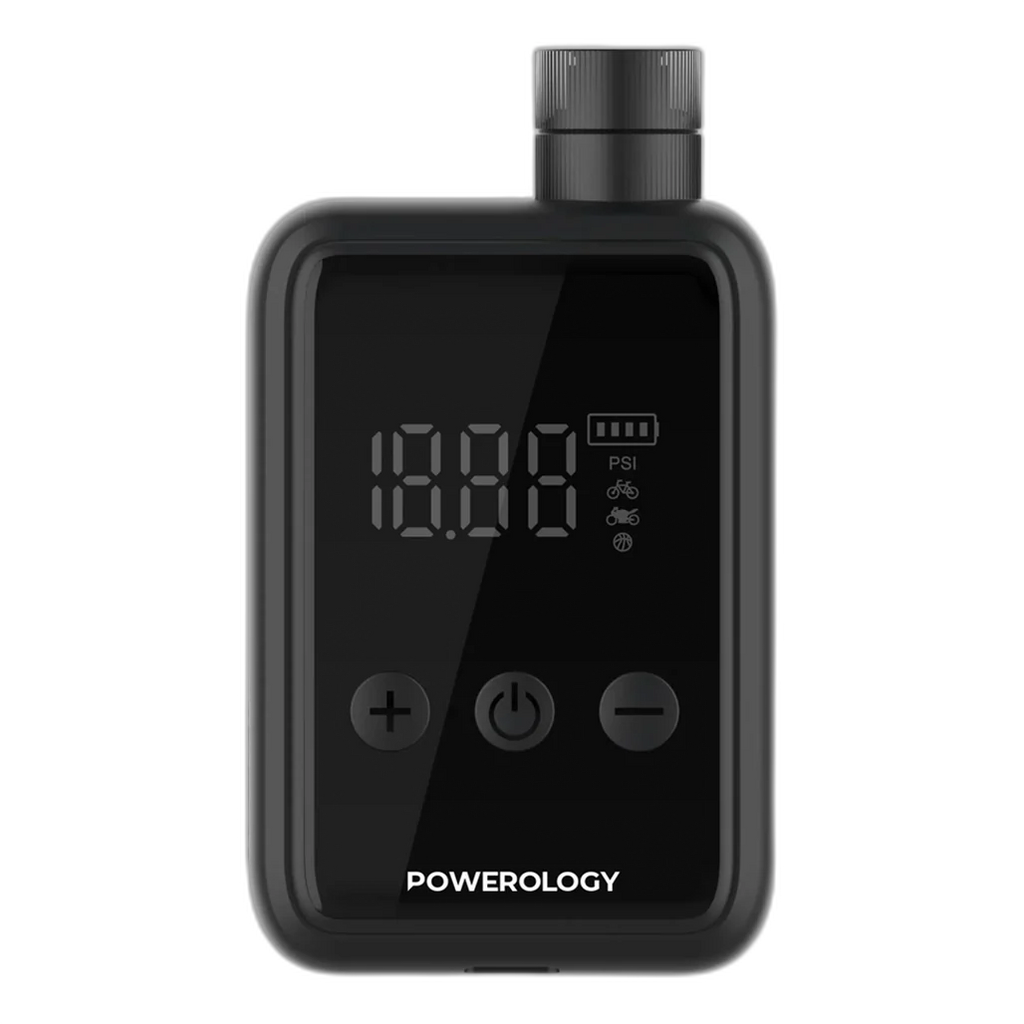 Powerology Super Compact Tire Inflator - P25CMAPBK