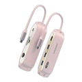 Porodo Malone Multi-Port USB-C Hub - Pink