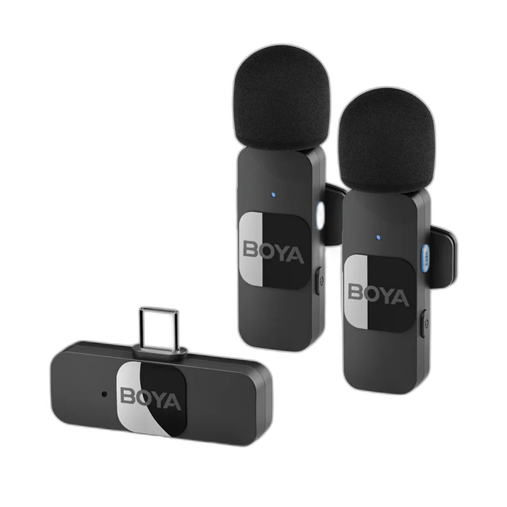 BOYA BY-V20 - Dual Wireless Lavalier Mic for Android