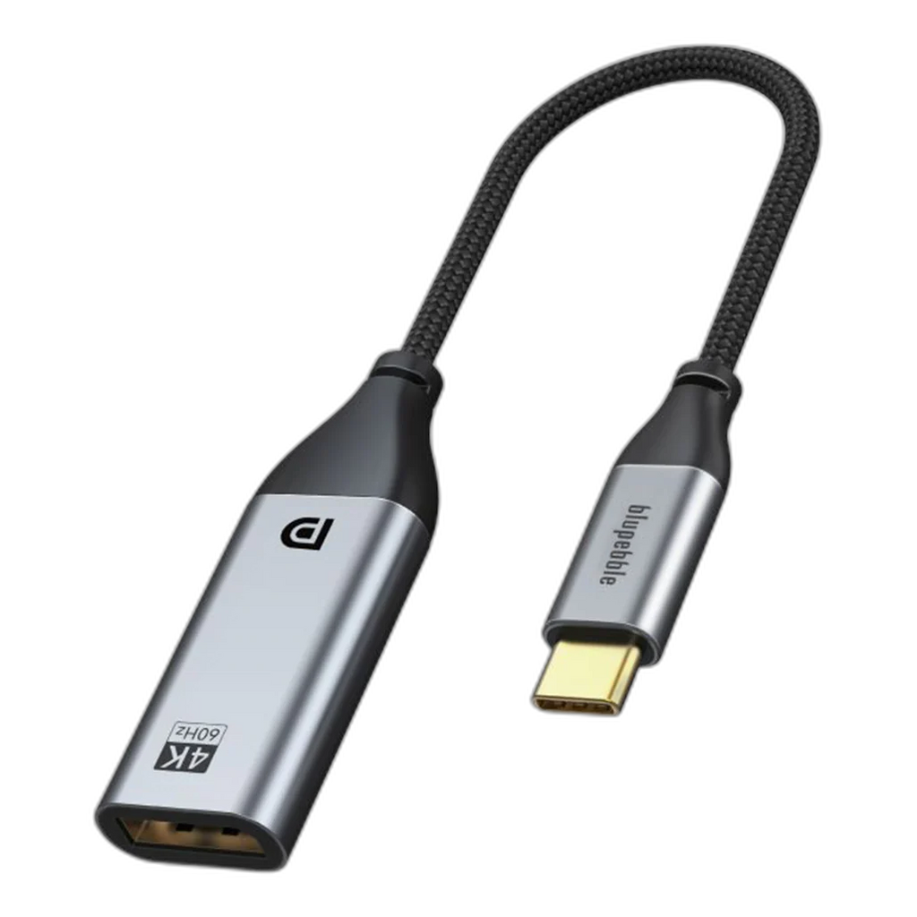 BluPebble USB-C to DisplayPort Adapter with 4K@60Hz