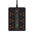 Porodo PD-FWCH009-3M-BK 36W Multi-Port Hub