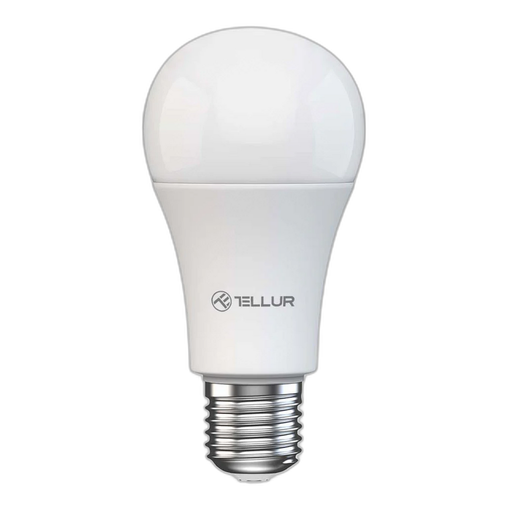 Tellur WiFi Smart Bulb E27, 9W, White/Warm/RGB, Dimmer