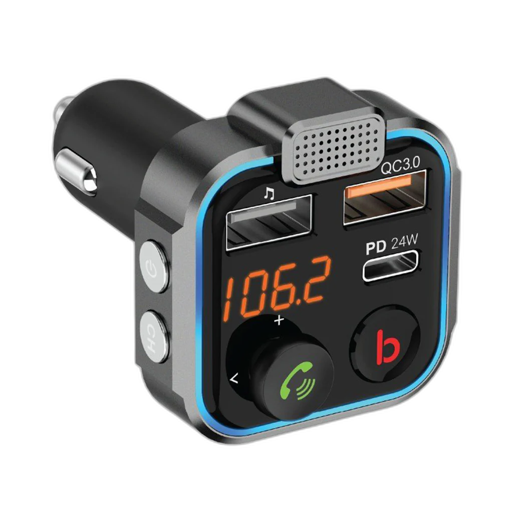 Porodo Smart Car Charger - FM Transmitter