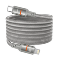 Porodo 30W Type-C to Lightning Magnetic Braided Cable 3M
