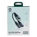 Green Lion 2 in 1 Audio & Charge Lightning Adapter
