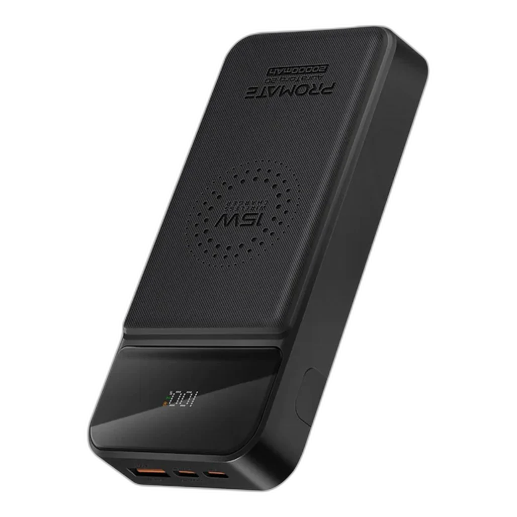 AuraTorq-20, Ultra Slim 15W Wireless Charging Power Bank with 20Watt PD & QC3.0
