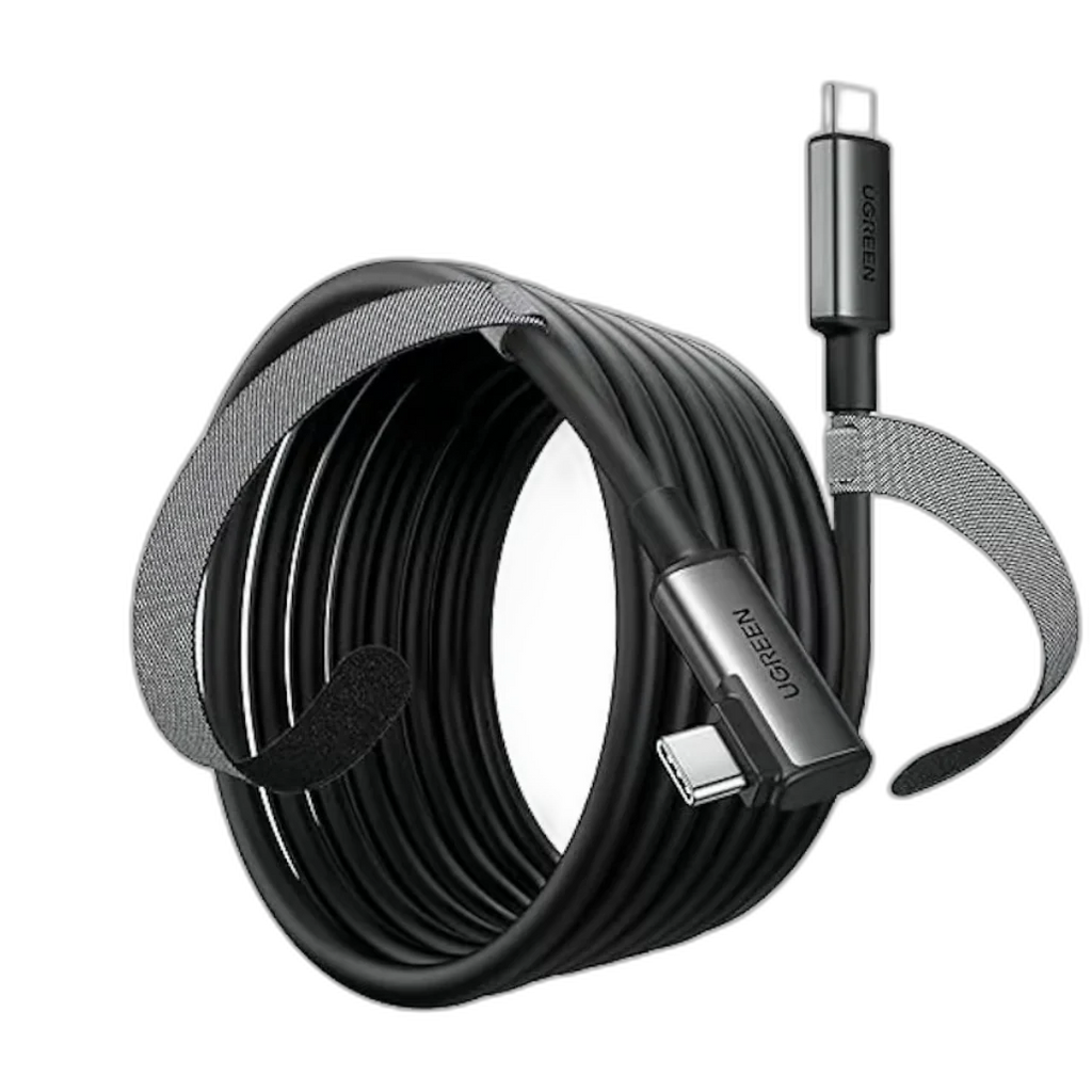 Ugreen 90629 Right Angle USB-C to USB-C Link Cable 5m 5GBPS