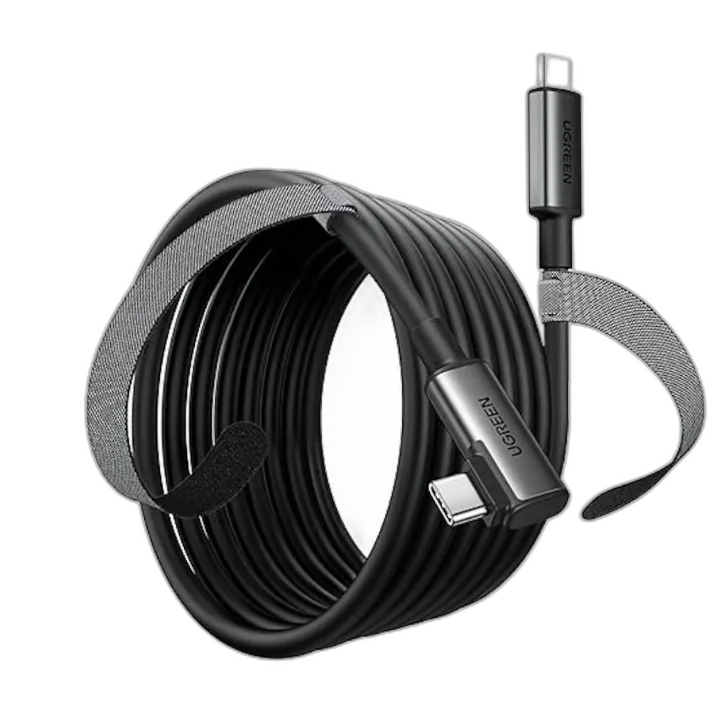 Ugreen 90629 Right Angle USB-C to USB-C Link Cable 5m 5GBPS