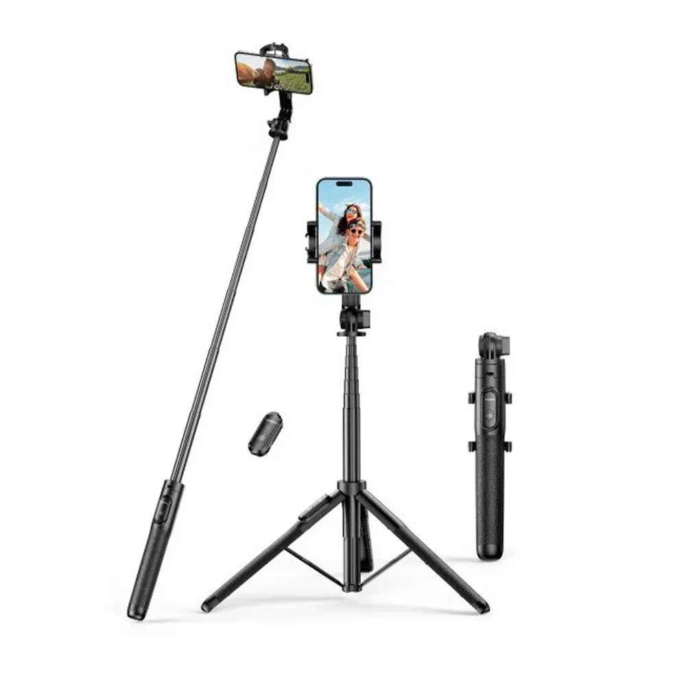 UGREEN Dual Function Selfie Stick & Tripod with Bluetooth Remote, Adjustable Height form 30.5cm to 157cm - LP586 15062