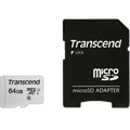 Transcend 64GB 300S UHS-I microSDXC Memory Card with SD Adapter