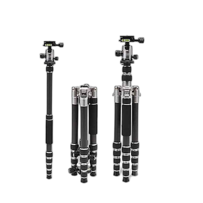 HPUSN 035 Pro + hp223 carbon fiber portable tripod suit for camera carbon fiber portable tripod suit for camera